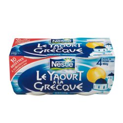 Nestle Yaourt À La Grecque Nature Nestlé 4X150G