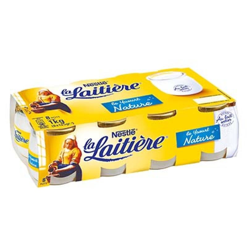 La Laitiere 8X125G Yaourt Nature Chambourcy