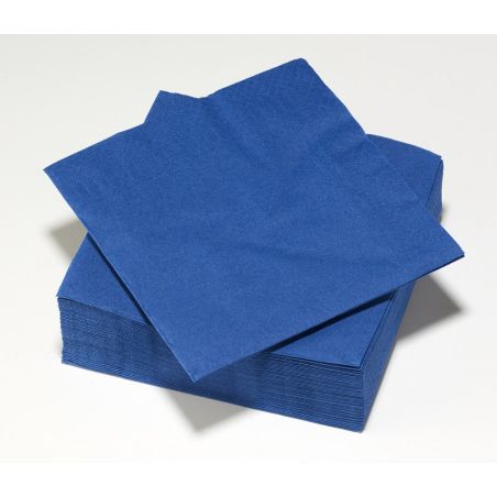 Carrefour 50 Serviette Bleu Nuit 33Cm