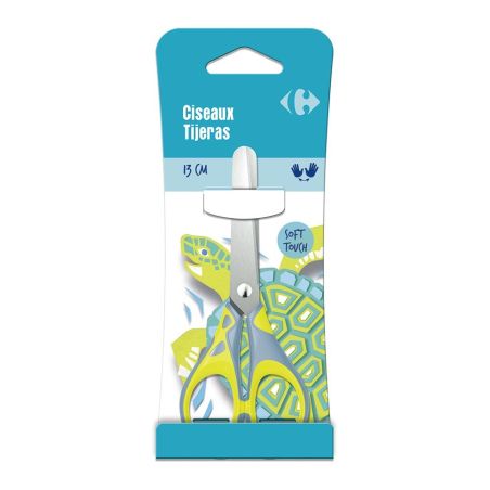 Carrefour Ciseaux Symetriques 13Cm Bleu Crf