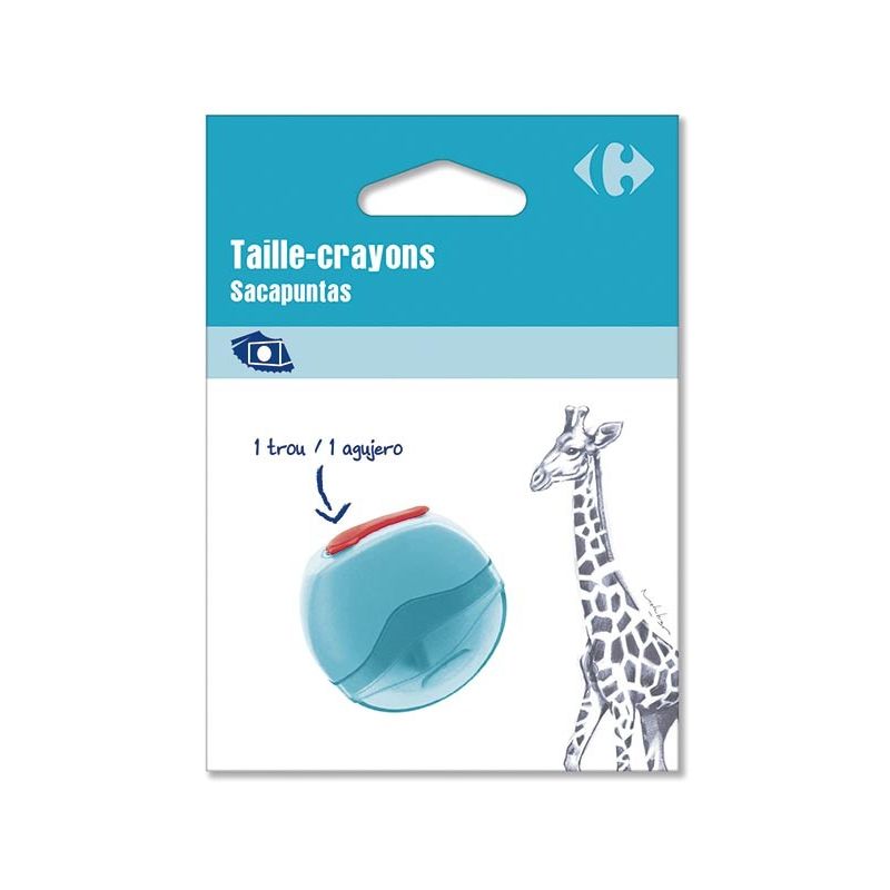 Carrefour Taille Crayon 1Trou Reserve Bl