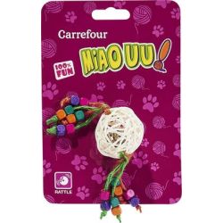 Carrefour Jouet Chat Balle Naturelle Crf