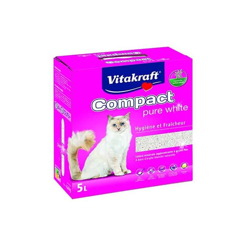 Vitakraft Litiere Pour Chat Compact Pure White 5 L