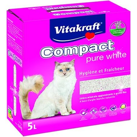 Vitakraft Litiere Pour Chat Compact Pure White 5 L