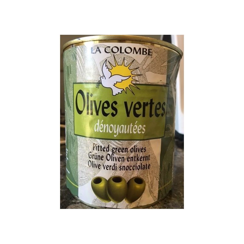 La Colombe Olives Vertes Dénoyautées 360 G