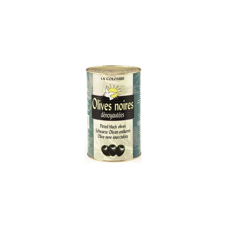 La Colombe Olives Noires Dénoyautées 360 G